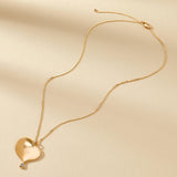 Drip Heart Pendant Love Necklace